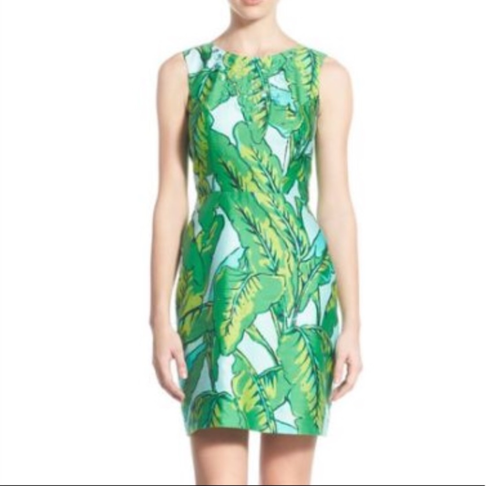 Vineyard vines banana leaf print dress size 4, NWT